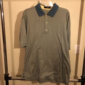Callaway golf striped short sleeve polo shirt XL
